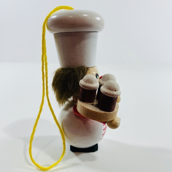 Steinbach Cup Cake Maker Wooden Christmas Ornament - Picture 5 of 7